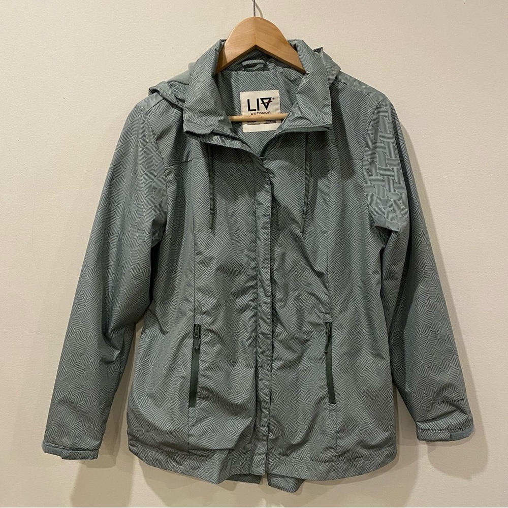 Liv outdoor fleece lined rain jacket